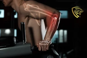 man dips botten en gewrichten