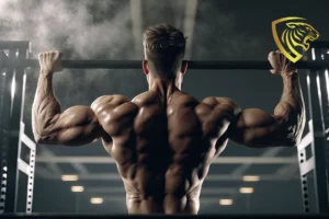 man pullups gespierd