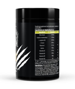 Pre-predator Orange Pre-workout ingredients