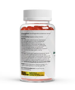 Ashwagandha gummies mango achterkant