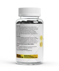 Shilajit gummies aardbei achterkant