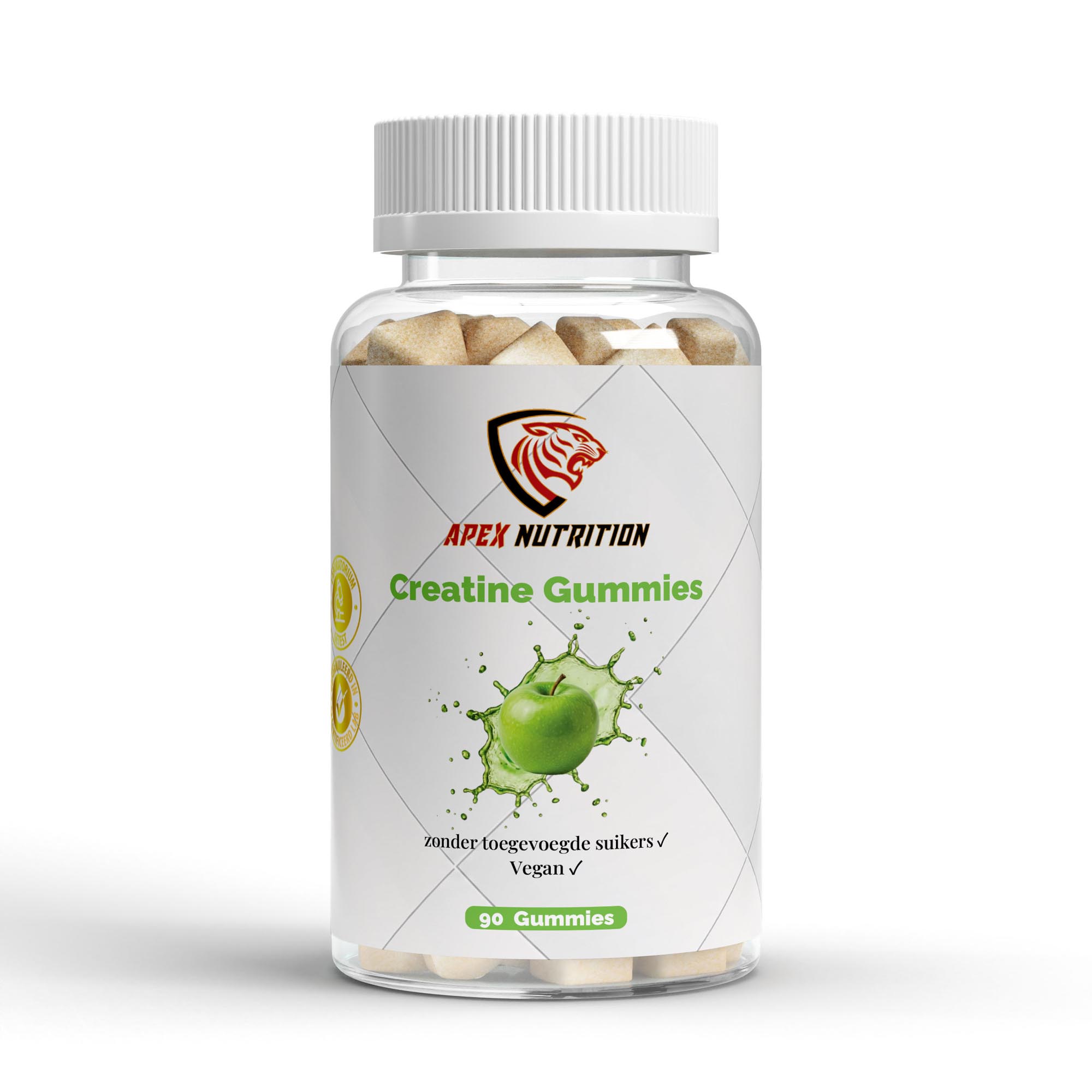 Creatine gummies appel smaak voorkant