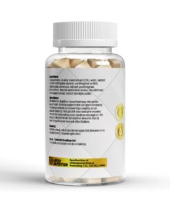Creatine gummies appel smaak achterkant