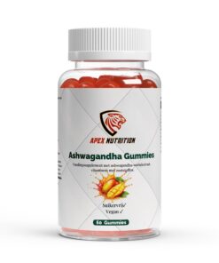 Ashwagandha gummies mango voorkant