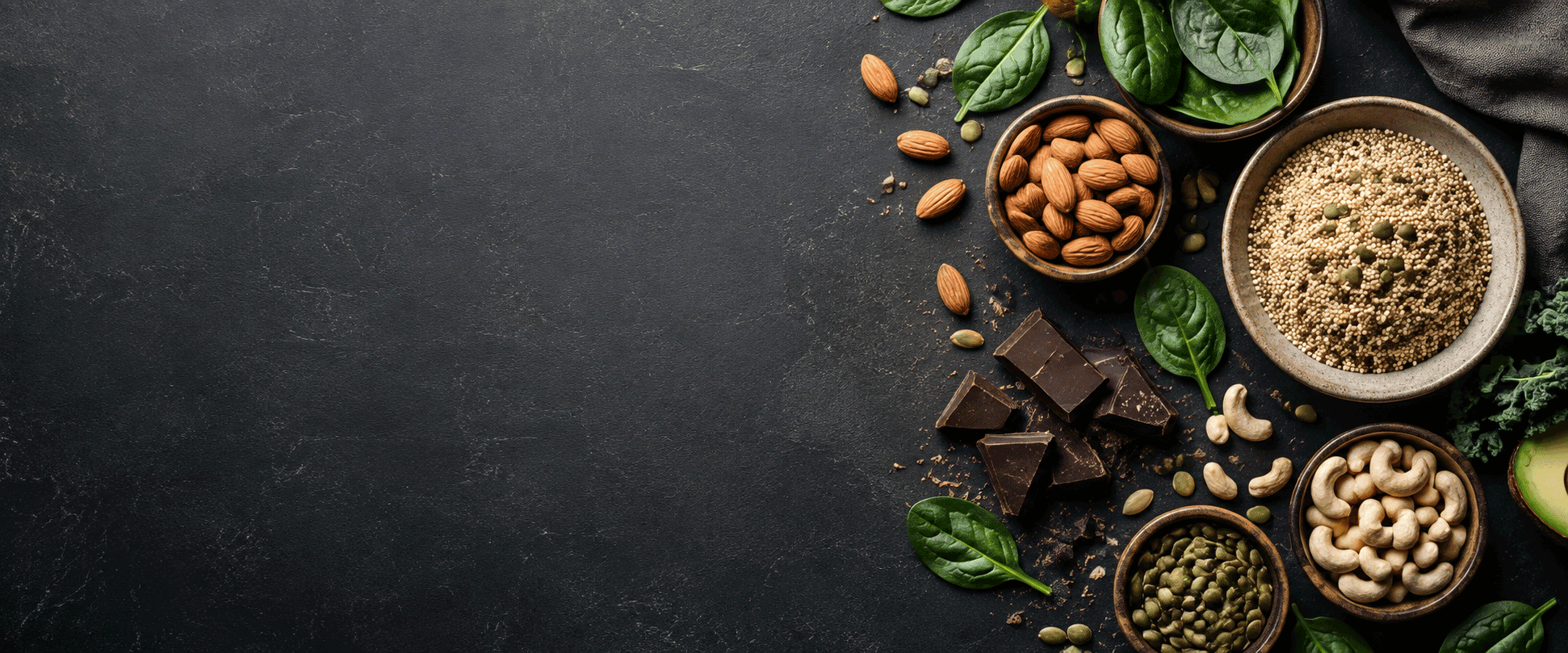 Hoeveel magnesium per dag vanuit voedsel