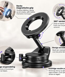 magnetische telefoonhouder auto - afbeelding 1